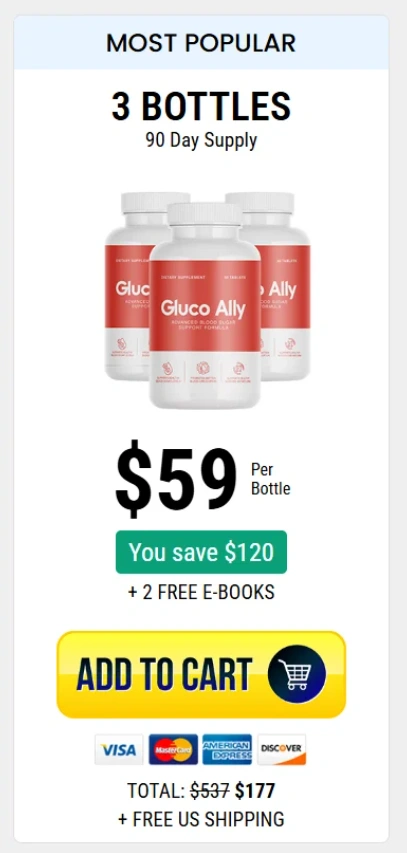 Gluco Ally one bottle